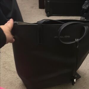 MICHAEL Michael Kors Black Tote Bag.. Slightly used